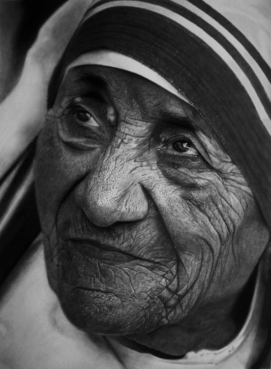 A+drawing+of+Mother+Teresa+by+artist+Kelvin+Okafor.jpg