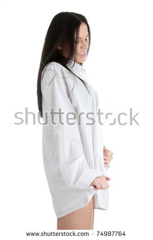 stock-photo-beautiful-young-woman-in-man-s-shirt-stretching-isolated-on-white-74987764.jpg