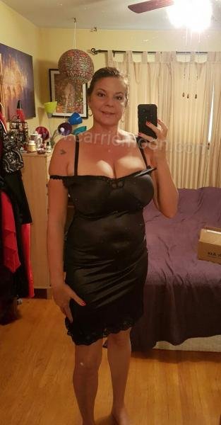 Black slip dress