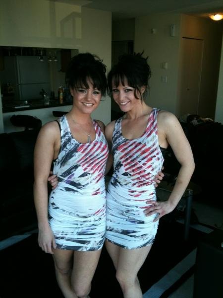 Me and my identical twin sister Isabella! We do FULLY interactive duos....fantasy of a lifetime come true ;)