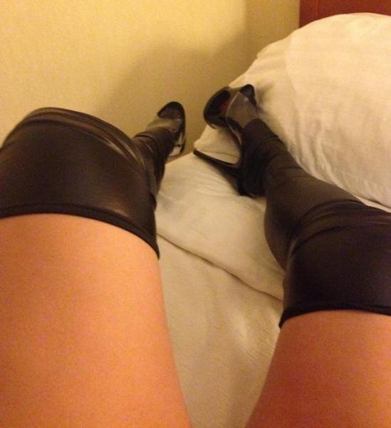 My sexy long leather boots for the boot/leather lovers out there...