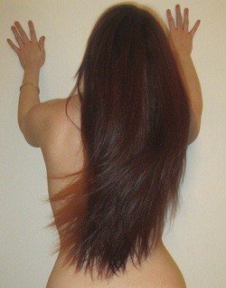 Lexus's  long , long hair . And it's all real :)