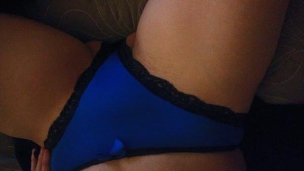 Blue panties