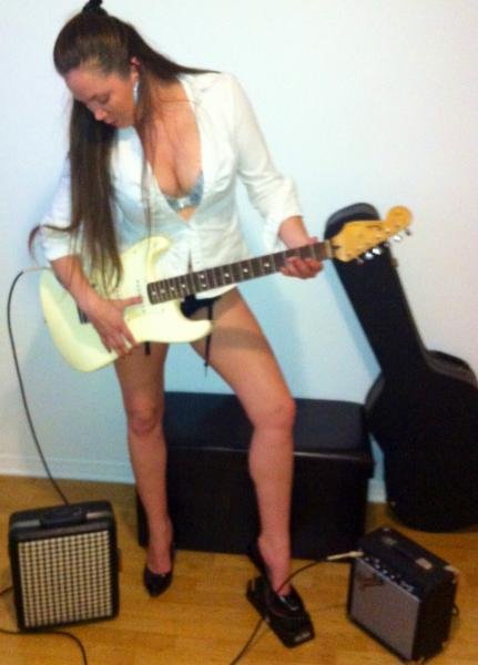 Kendra with Guitar